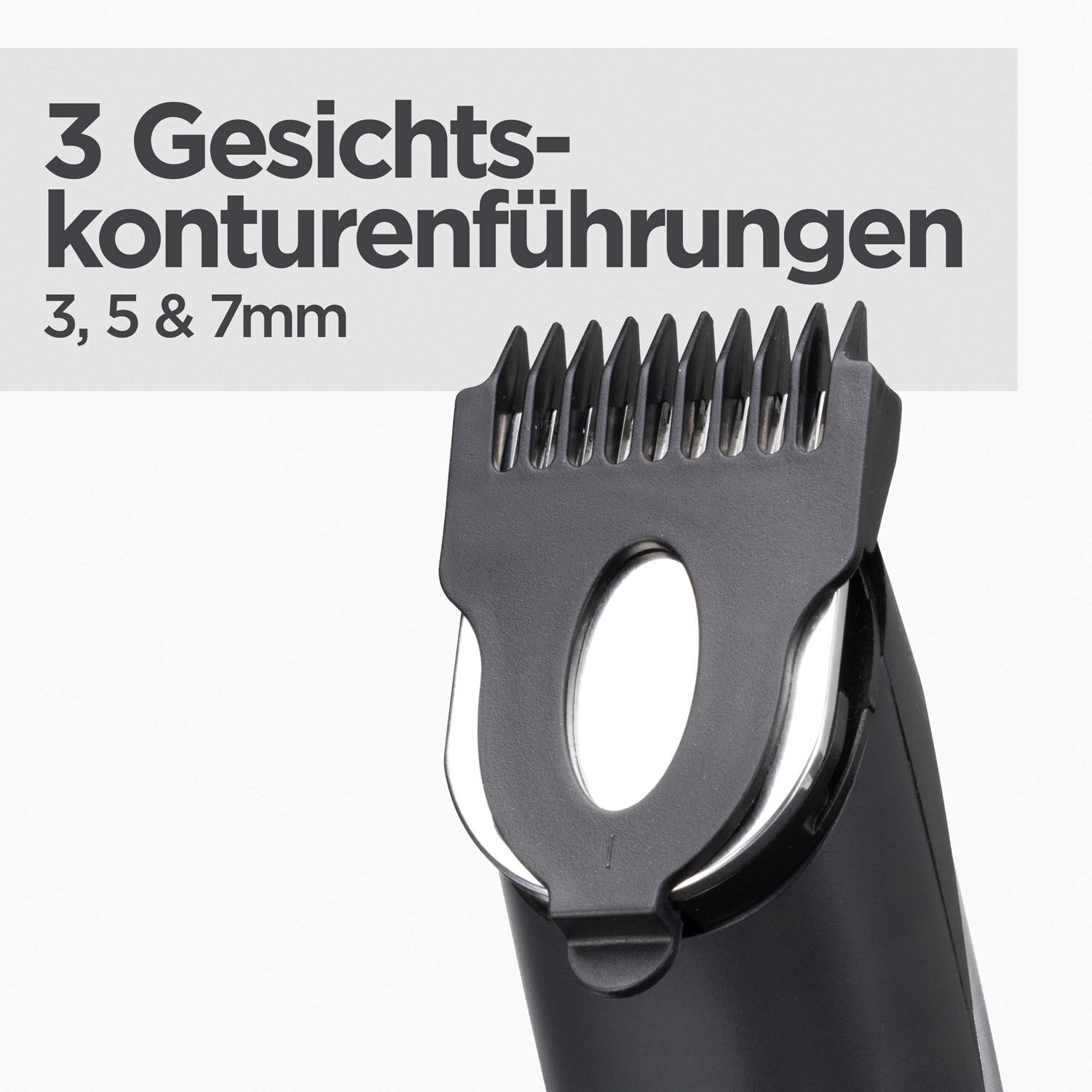 3 Gesichtskonturenf&uuml;hrungen 3,5 & 7 mm